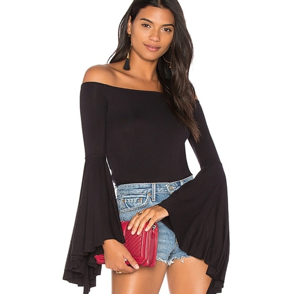 Free People Tops - Free people off the shoulder bell sleeve top